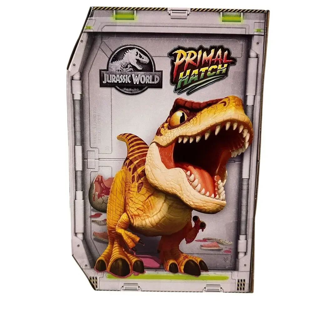 Jurassic World Primal Hatch T-Rex Specimen Interactive Hatching Dinosaur Toy New